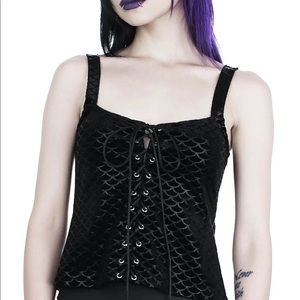 Killstar Black Sea Vest Top